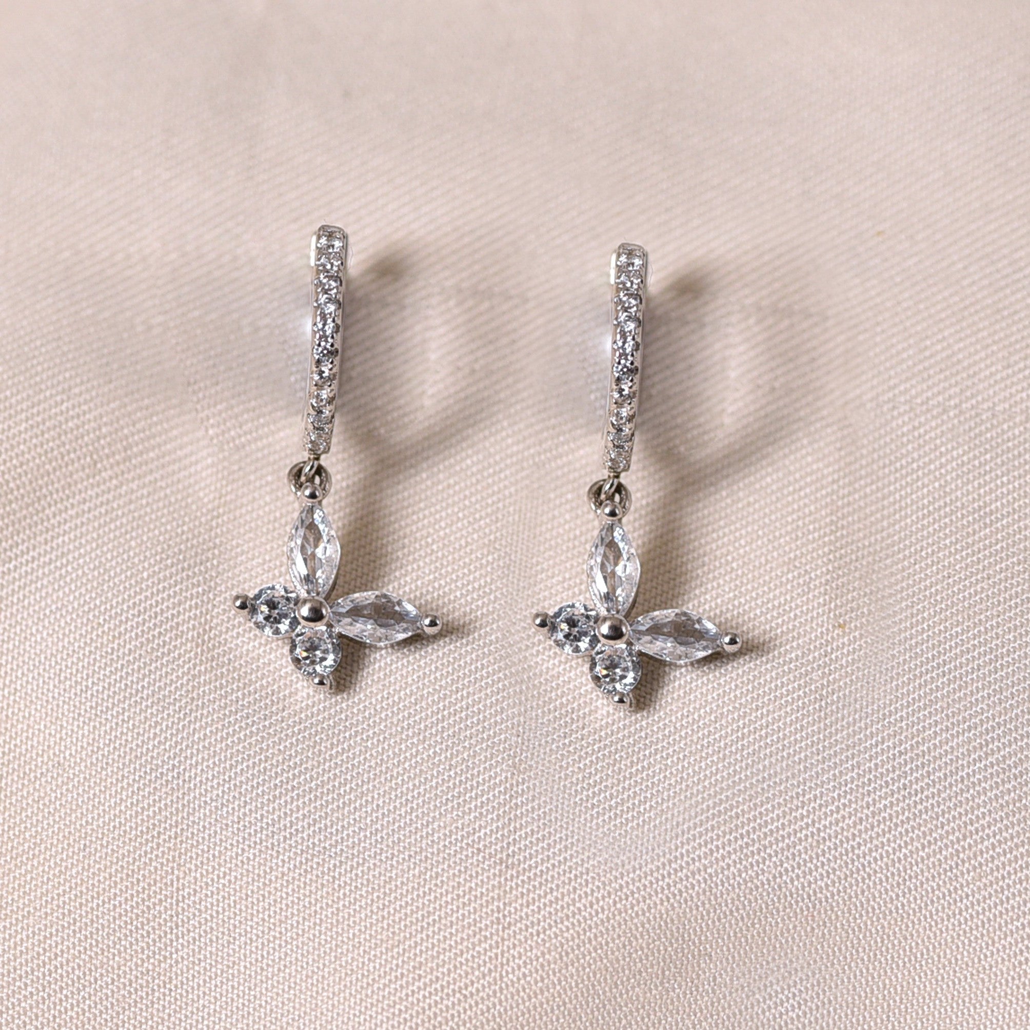 Ringlet Butterfly Earrings