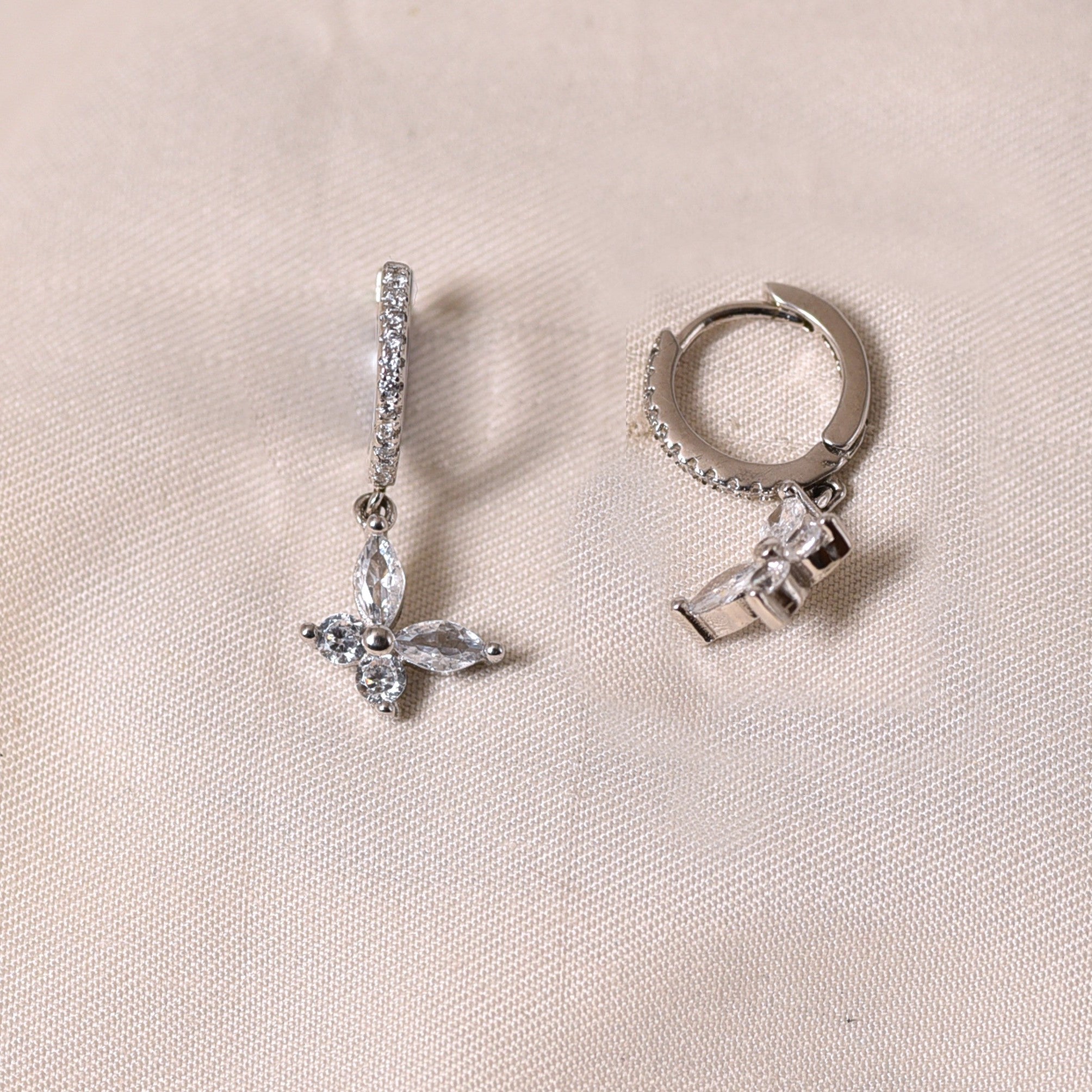 Ringlet Butterfly Earrings