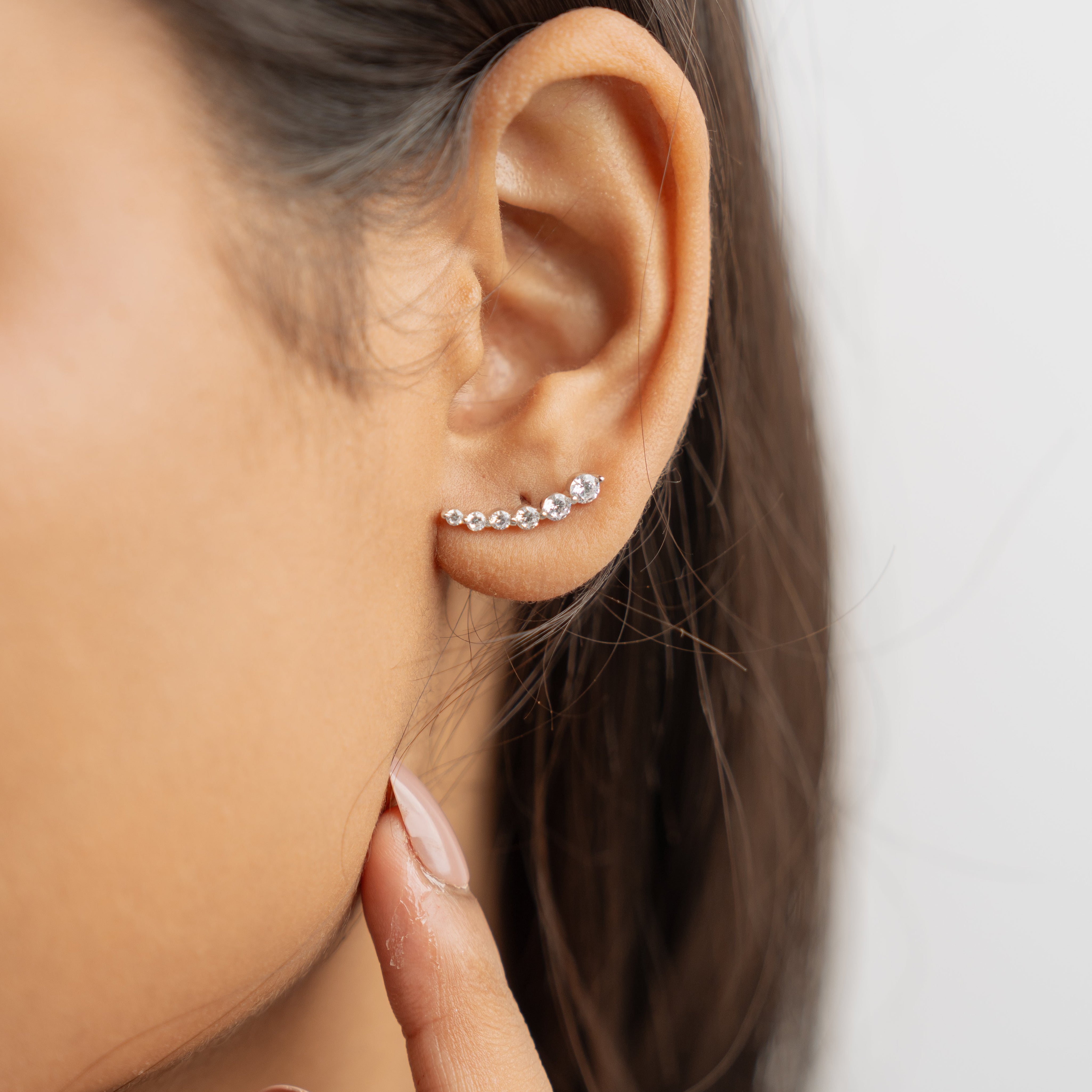 Curved Rainbow Earrings