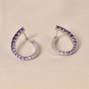 Gradient Earrings - Purple
