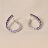 Gradient Earrings - Purple