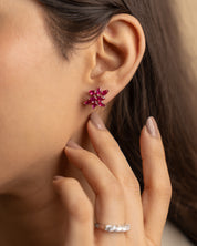 Marigold Mini Earrings - Pink