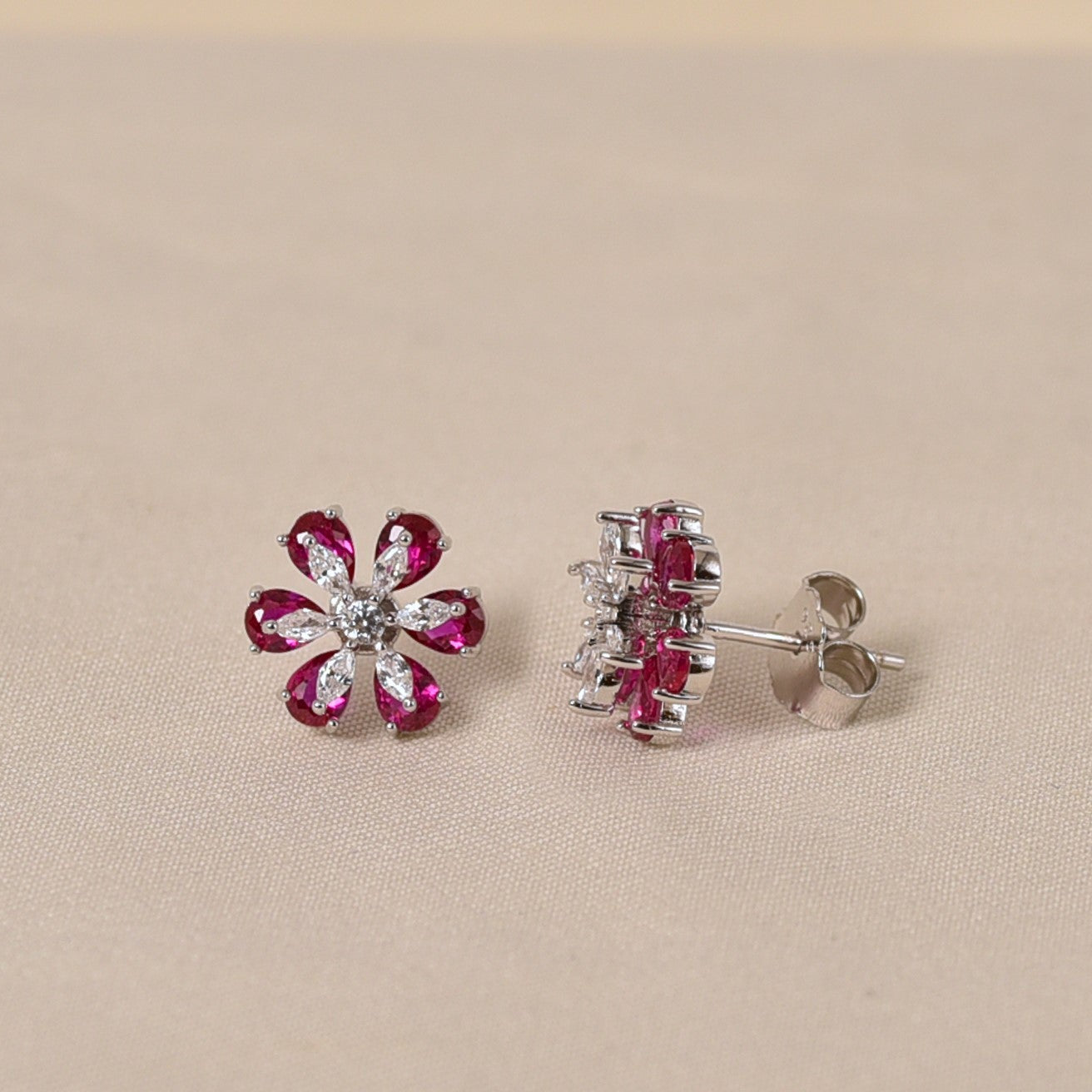 Illuminate Studs - Pink