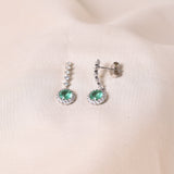 Reena Earrings - Dark Green
