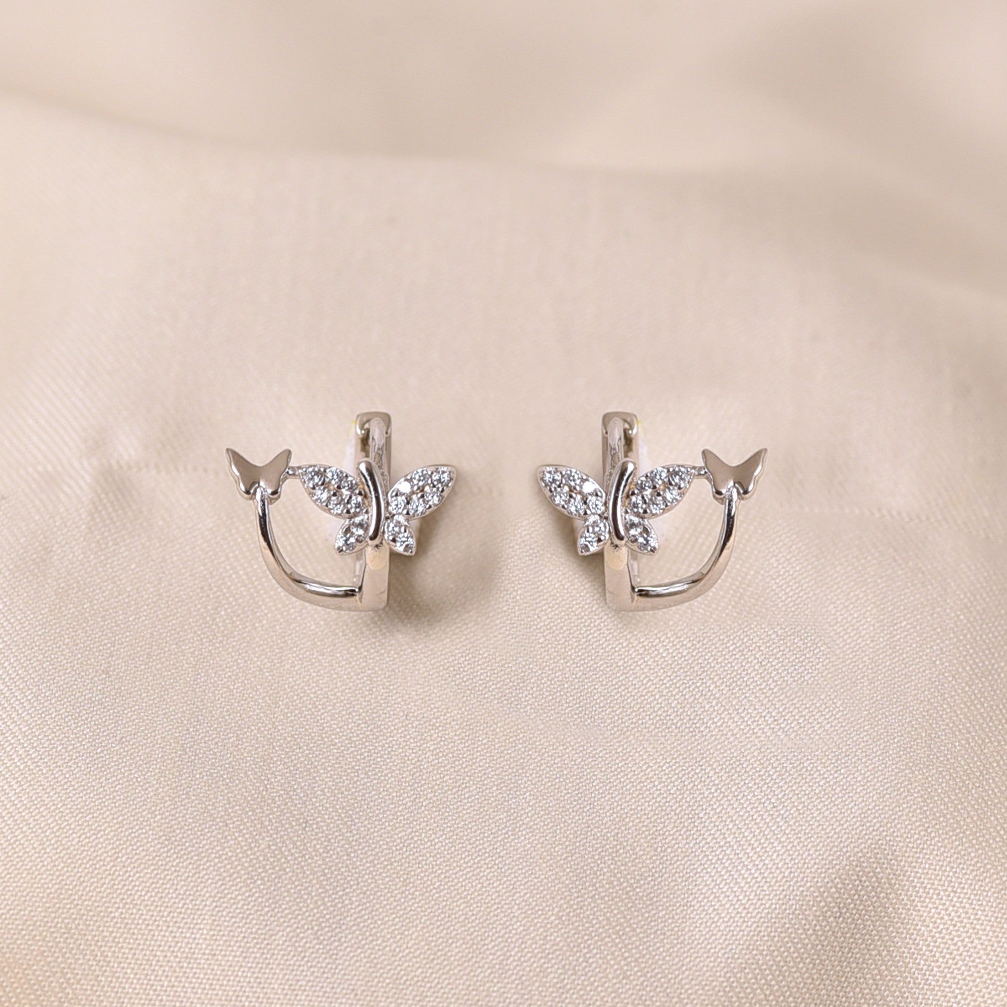 Double Butterfly Earrings