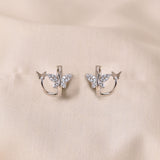 Double Butterfly Earrings