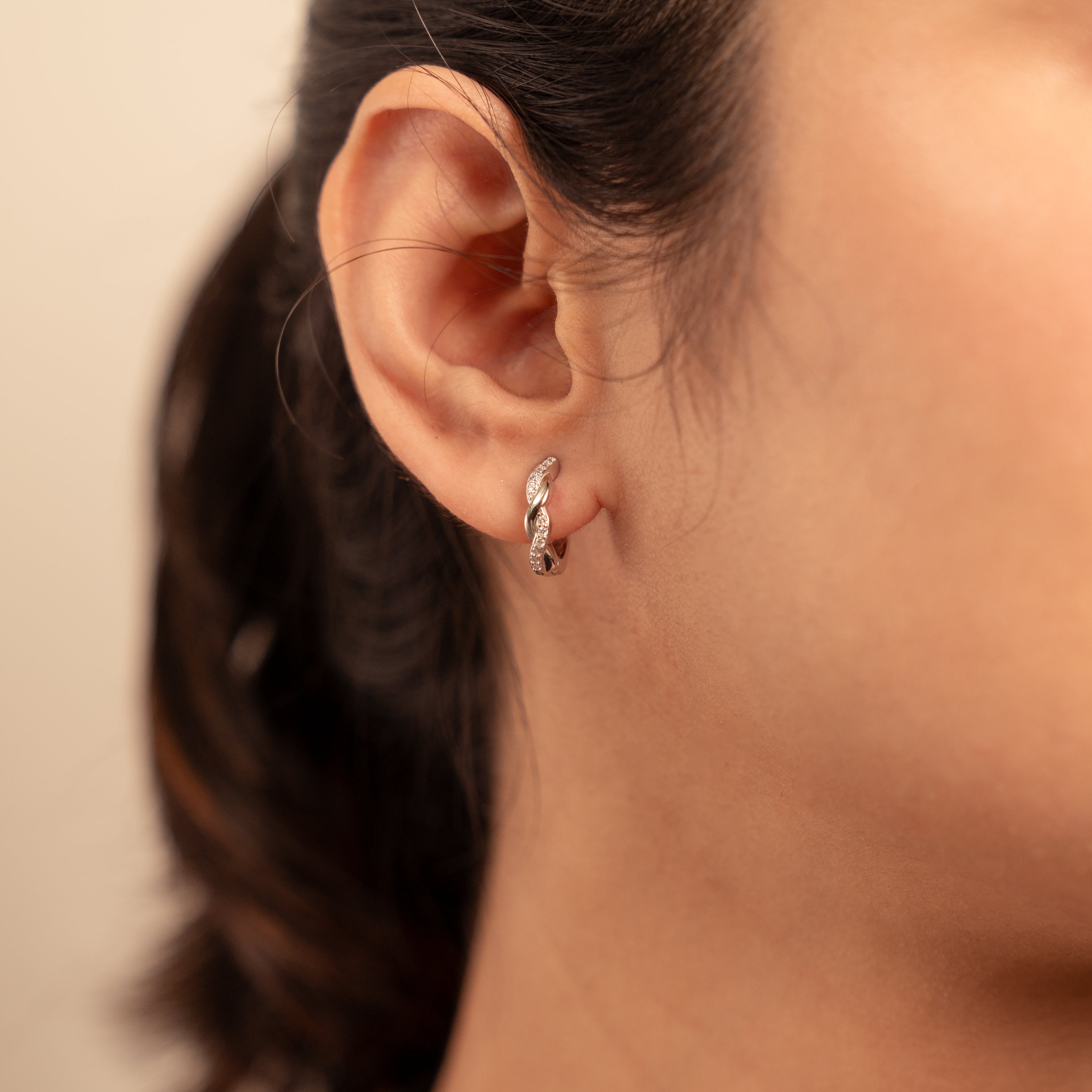 Twisted Hoops Earring