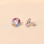 Circular Rainbow Earring