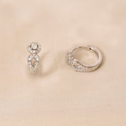 Dainty Petal Hoops Earring