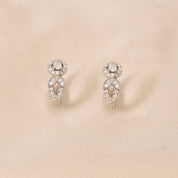Dainty Petal Hoops Earring