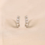 Queen Hoops Earring