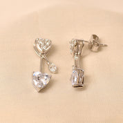 Pendulam Heart Earring