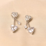 Pendulam Heart Earring