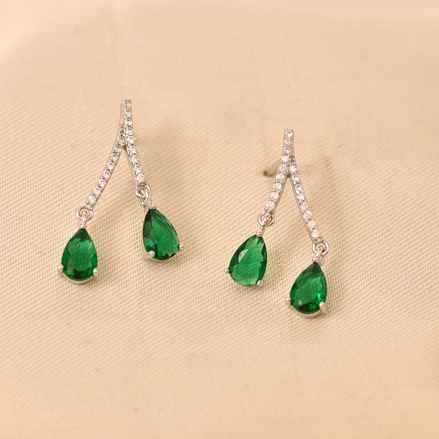 V Simple Drop-Green