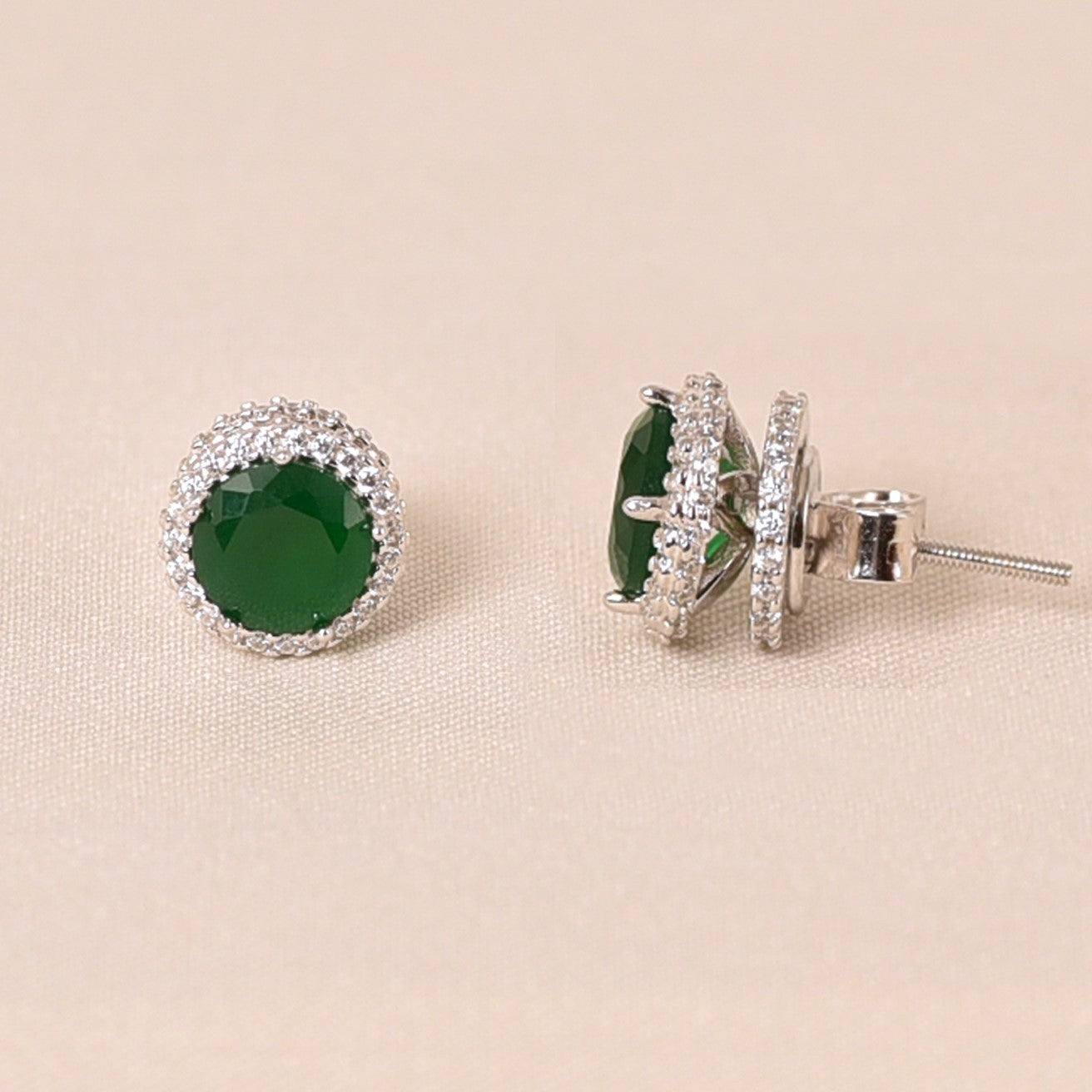 Gigi Earring - Dark Green