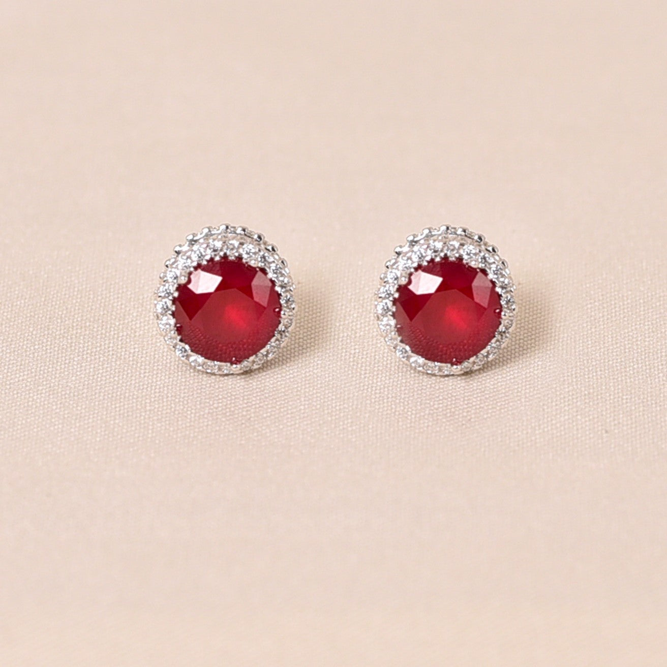 Gigi Earring - Dark Pink