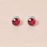 Gigi Earring - Dark Pink