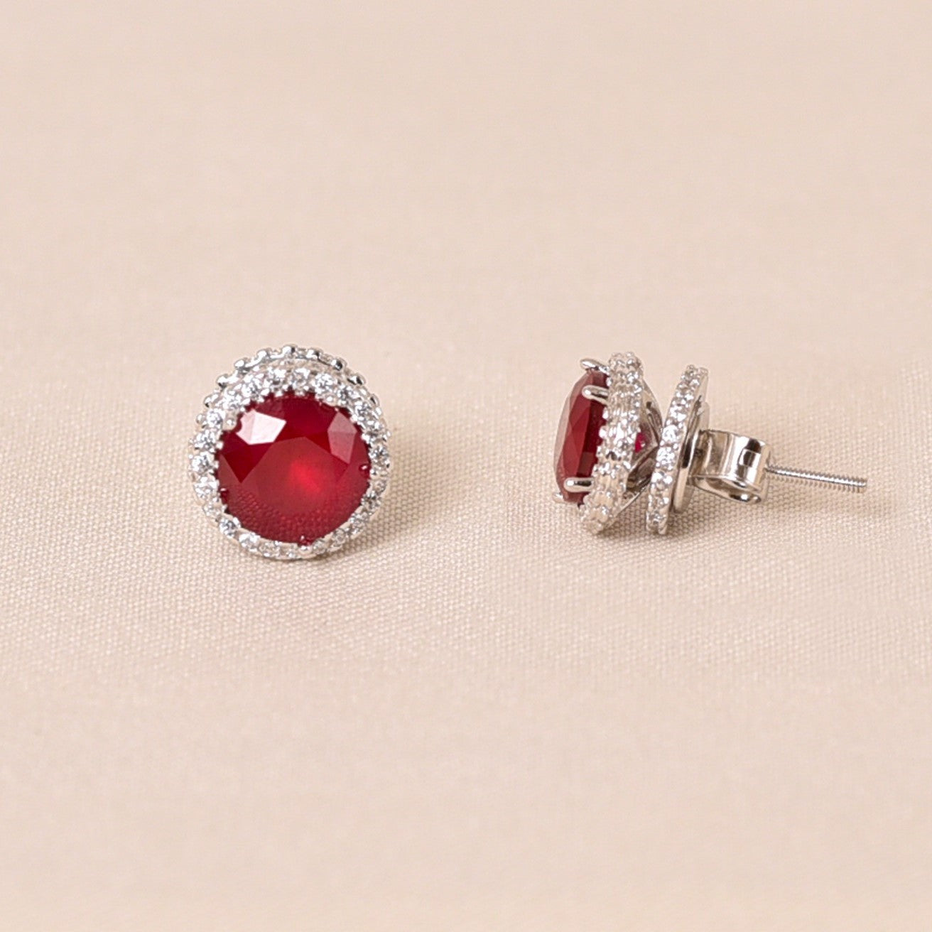 Gigi Earring - Dark Pink