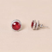 Gigi Earring - Dark Pink