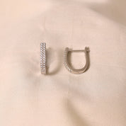 Two Line Hoop Earring