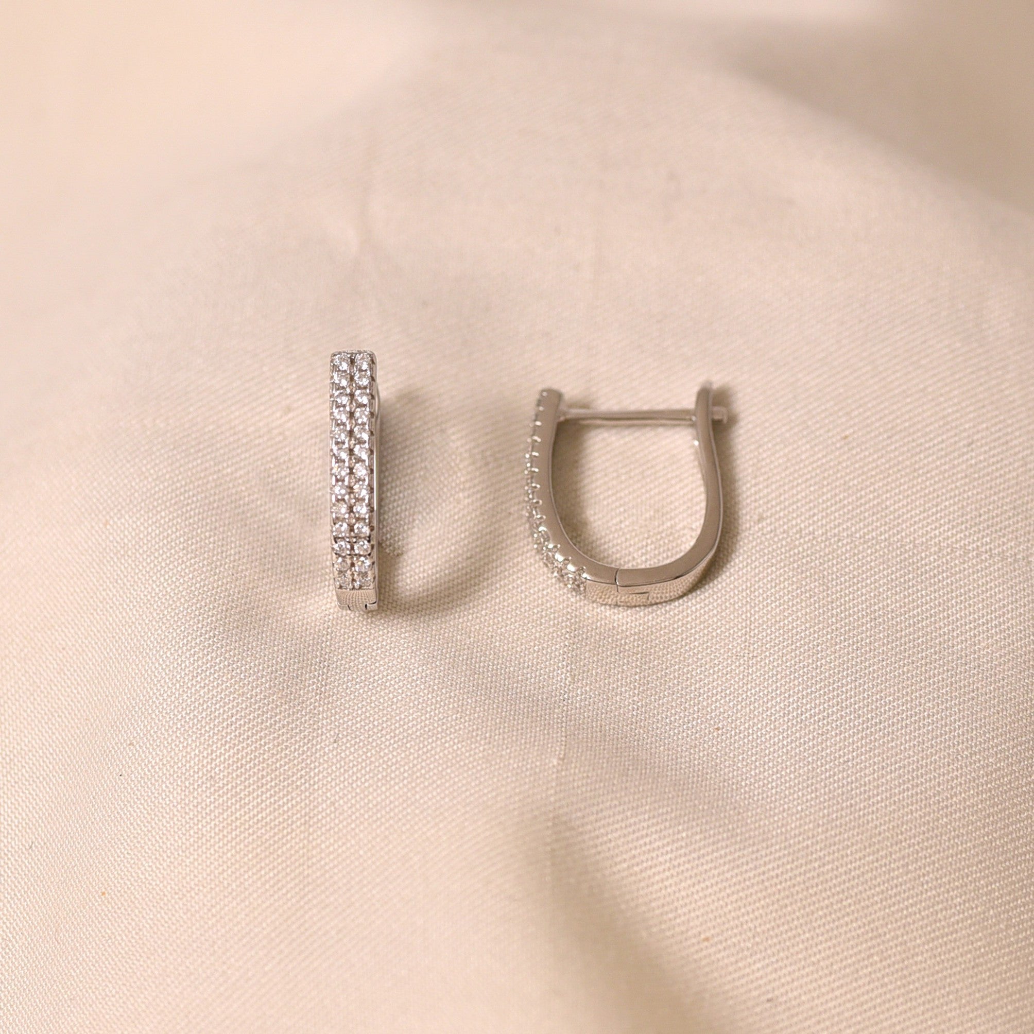 Two Line Hoop Earring