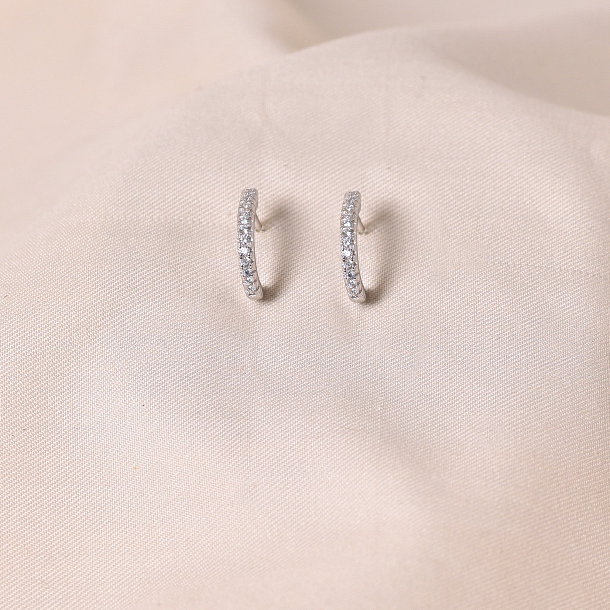 Half Open Diamond Earring