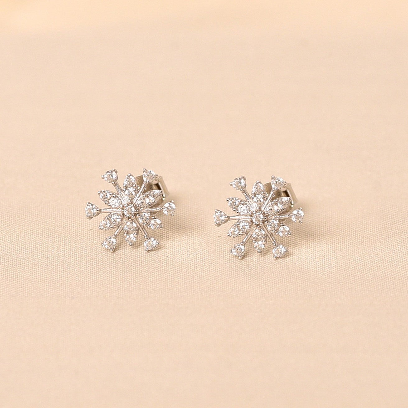 Silver Sienna Diamond Earring