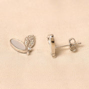 Silver Bee MOP Earring