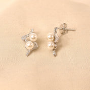 Silver Kelly  Pearl Earring