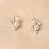 Silver Kelly  Pearl Earring