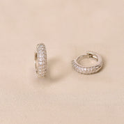 Silver Tarini Round Earring