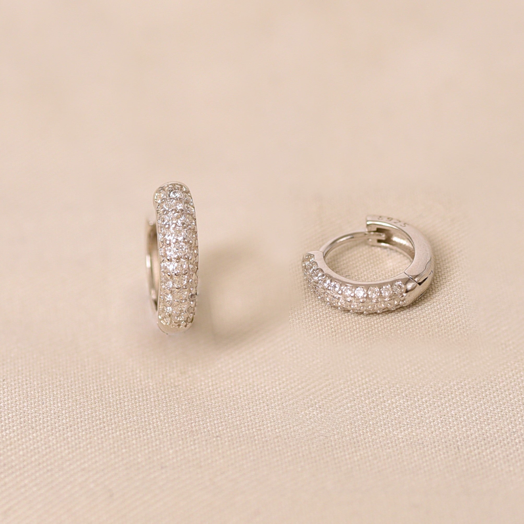 Silver Tarini Round Earring