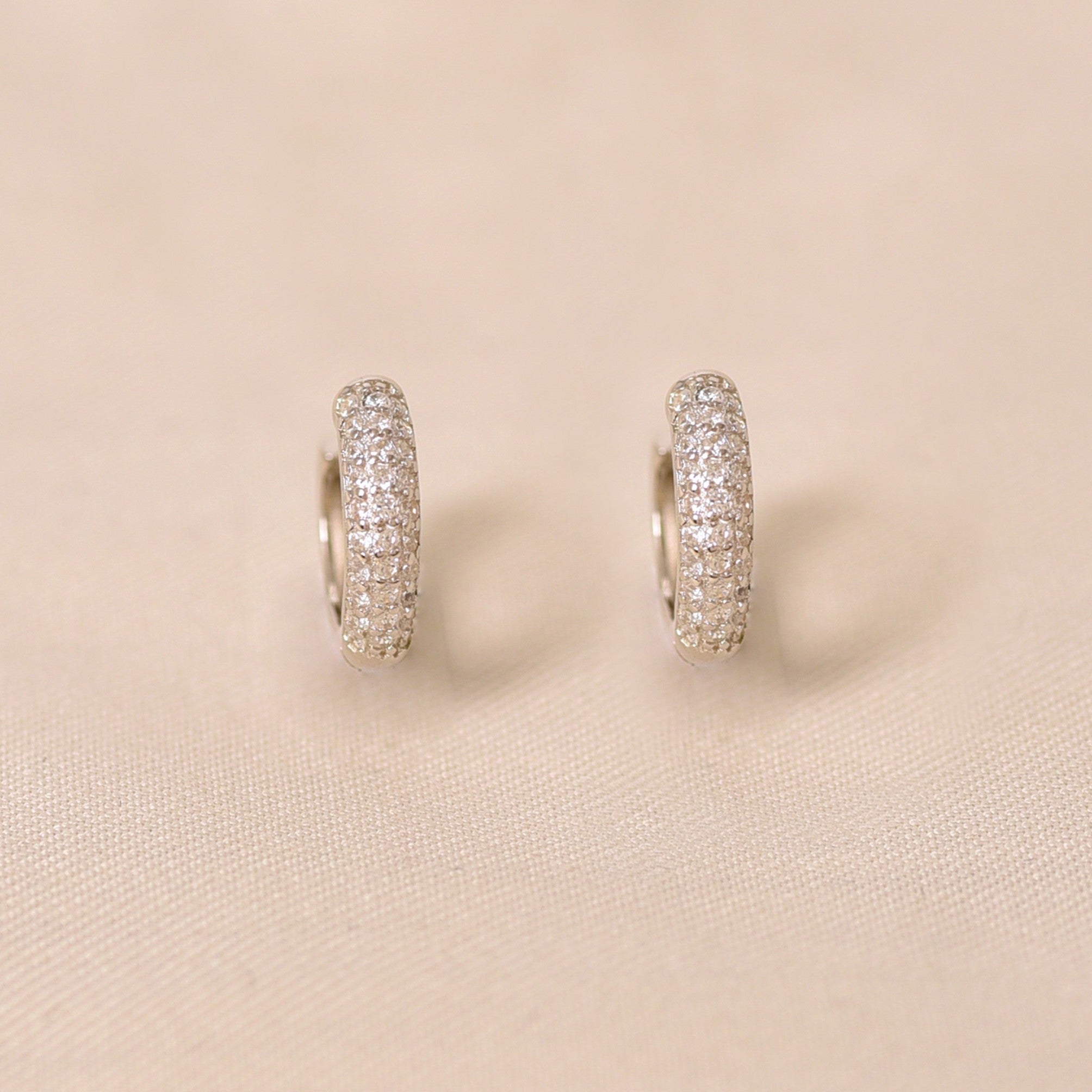 Silver Tarini Round Earring