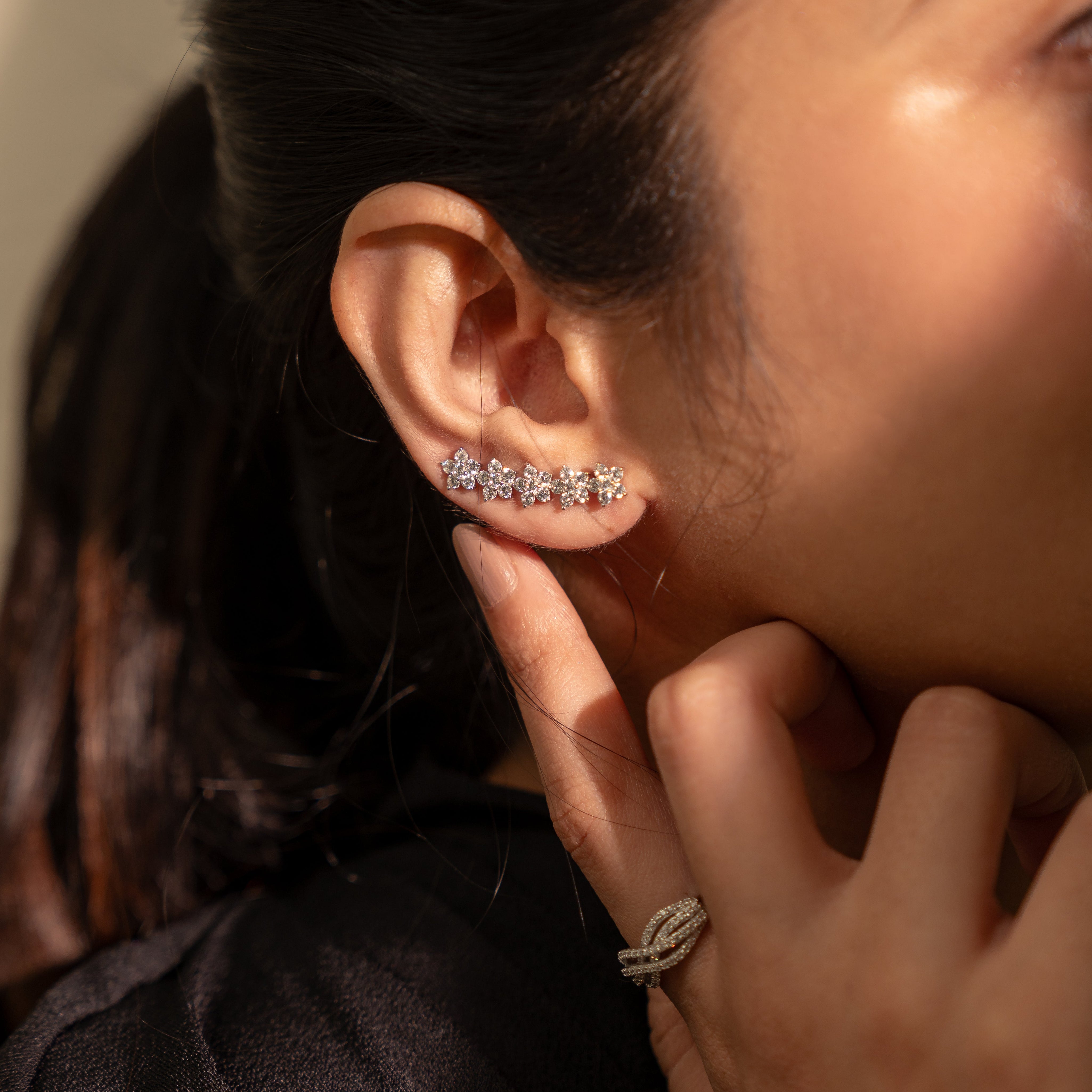 Flower Sparkles Earring