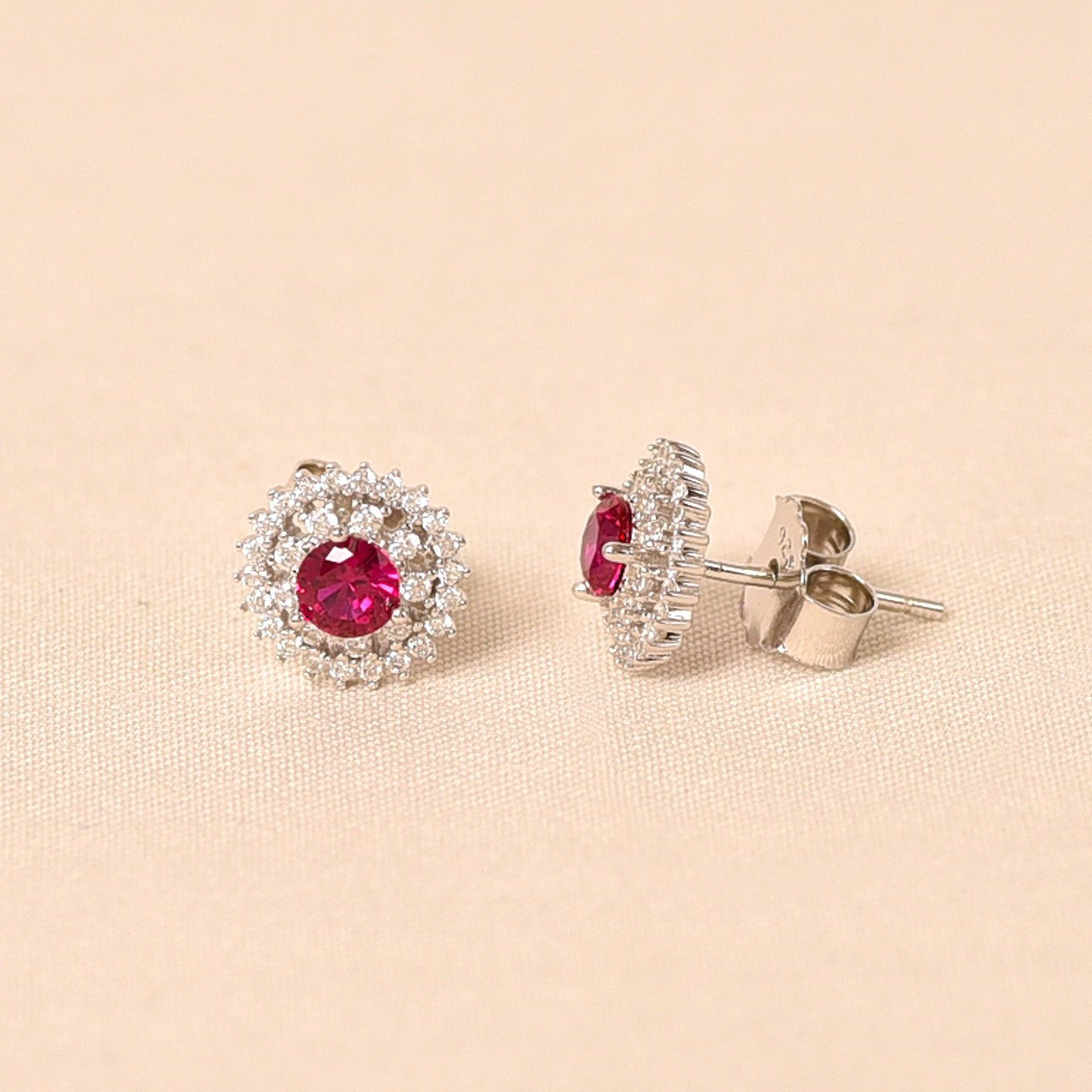 Silver Rani Studs Earring