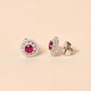 Silver Rani Studs Earring