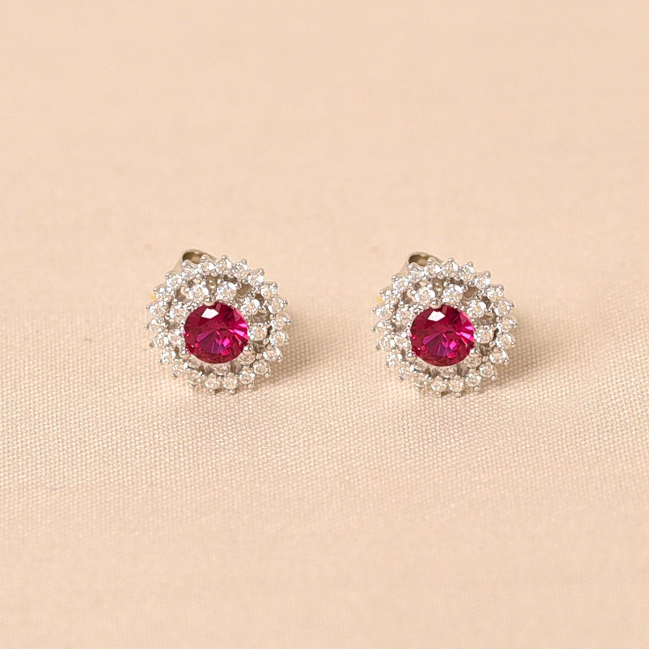 Silver Rani Studs Earring