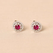 Silver Rani Studs Earring