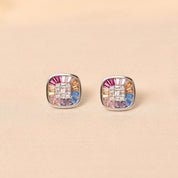 Square Rainbow Earring