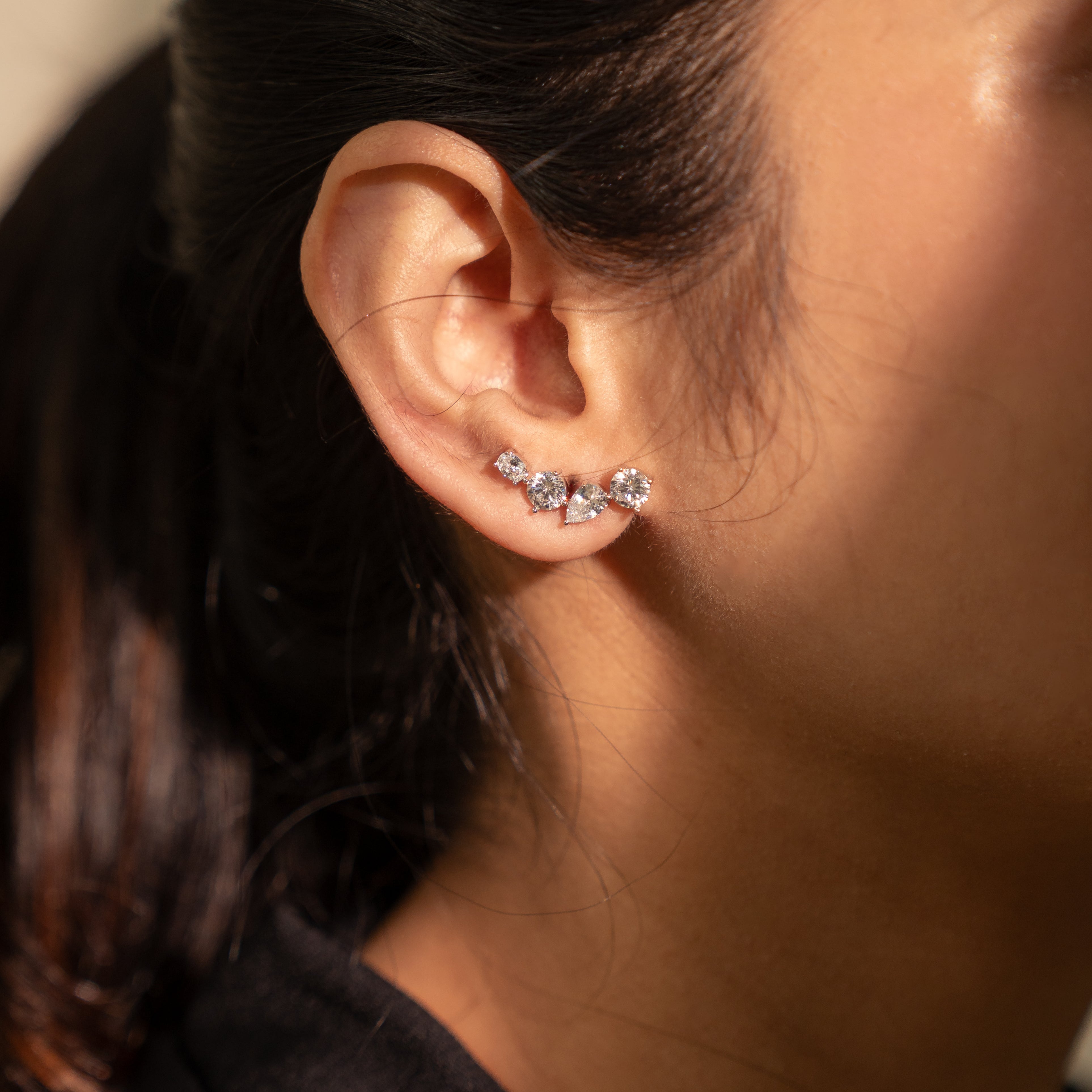 Sterling Silver Cuff Earring