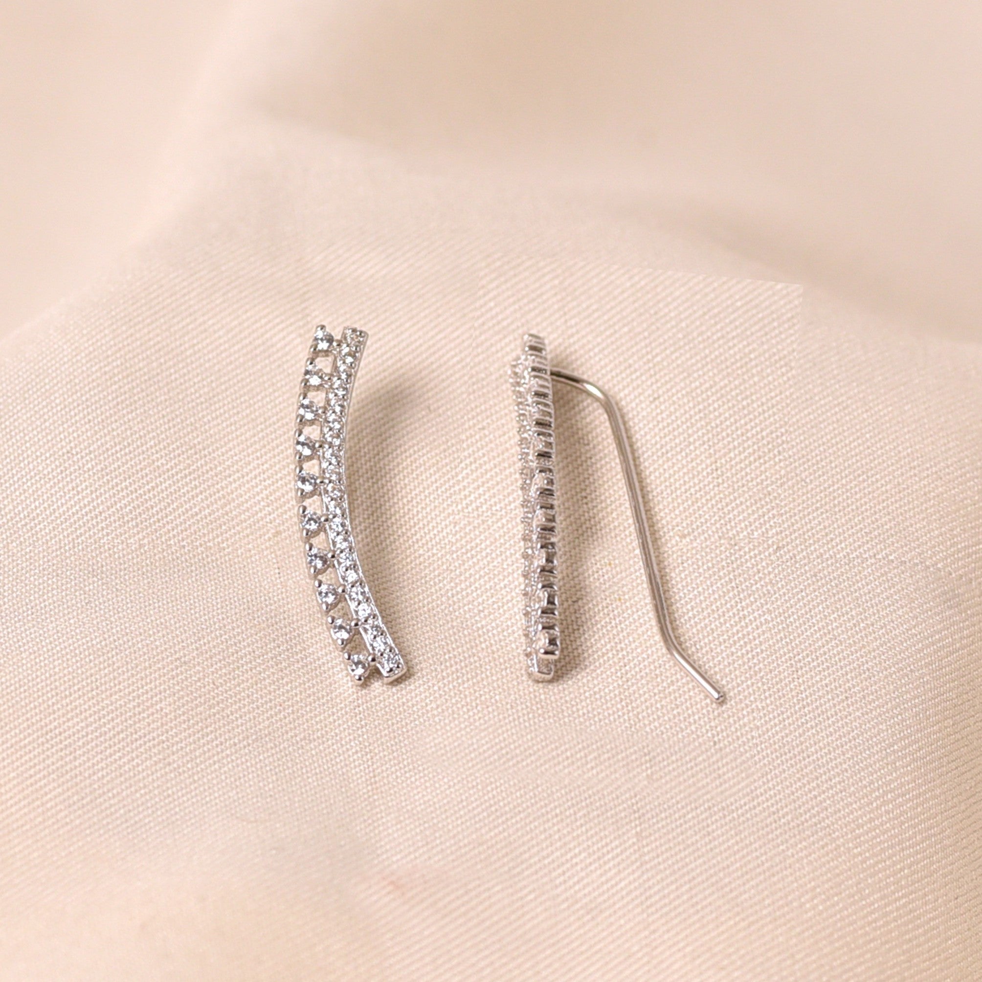 Silver Ador Cuff Earring