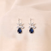 Butterfly Drop Earring -Dark Blue