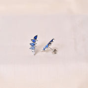 Statement  Earring - Dark Blue