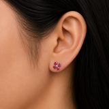 Petal Drama Earring - Pink