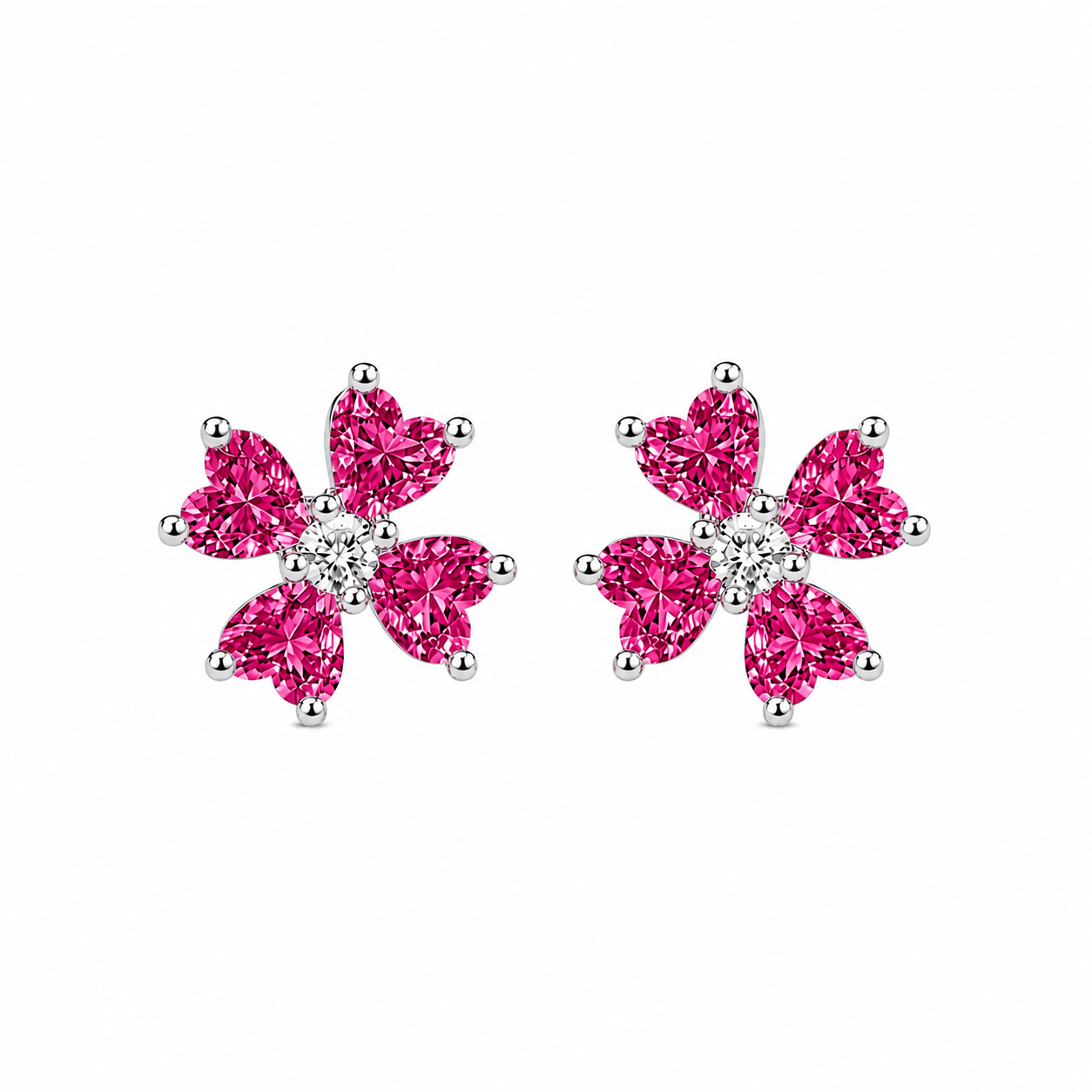 Petal Drama Earring - Pink