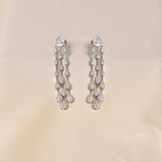 Silver Gracie Diamond Earring