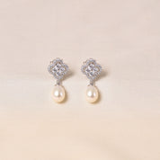 Silver Mika Diamond Earring