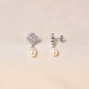 Silver Mika Diamond Earring