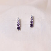 Rainbow Earrings - Purple
