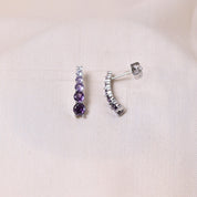 Rainbow Earrings - Purple